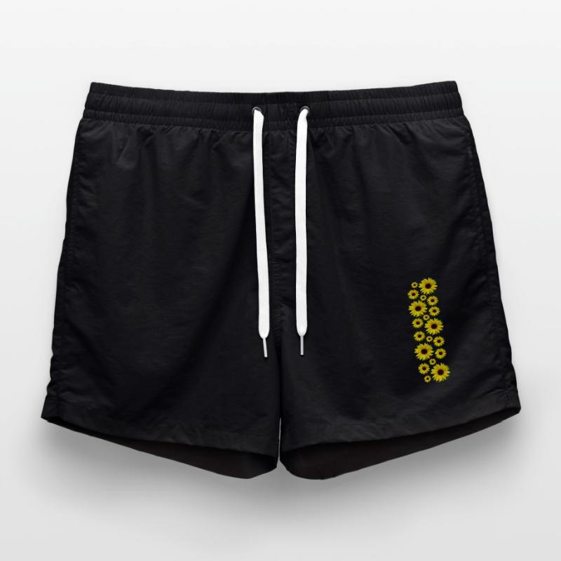Tournesol, Fleurs, Fleurs, Floral Short de bain