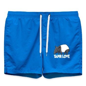 Tapir Love fonds d'écran animal préféré - Short de bain - cobalt blue - Devant