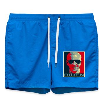 Biden, Biden 2020, Biden President, Anti  - Swim Trunks - cobalt blue - Front