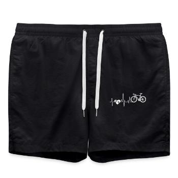 Vélo Bicyclette Heartbeat - Short de bain - noir - Devant - AI Model Male 185 light (185cm)