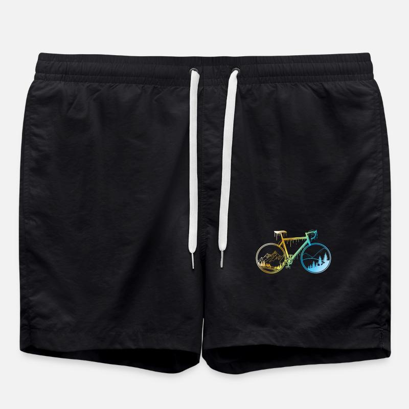 Conception de vélo de gravier - Short de bain - noir
