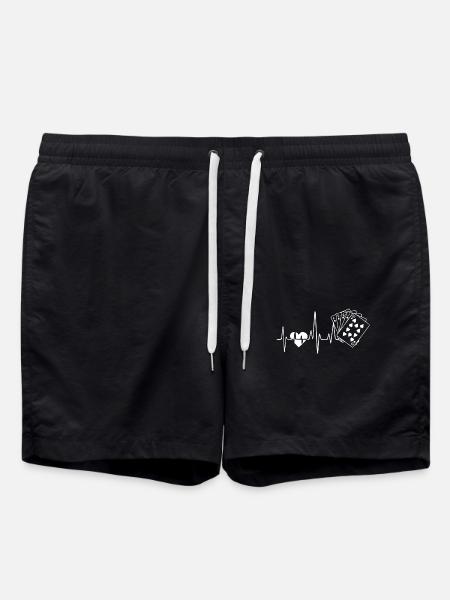 Poker Poker Heartbeat - Swim Trunks - black