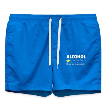 Alcool | Une étoile ne recommanderait pas - Short de bain - cobalt blue - Devant