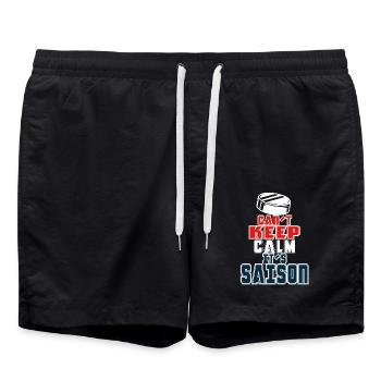 hockey sur glace - Short de bain - noir - Devant - AI Model Male 185 light (185cm)