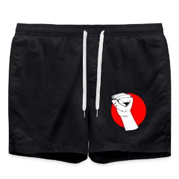 Hand freedom - Swim Trunks - black - Front - AI Model Male 185 light (185cm)