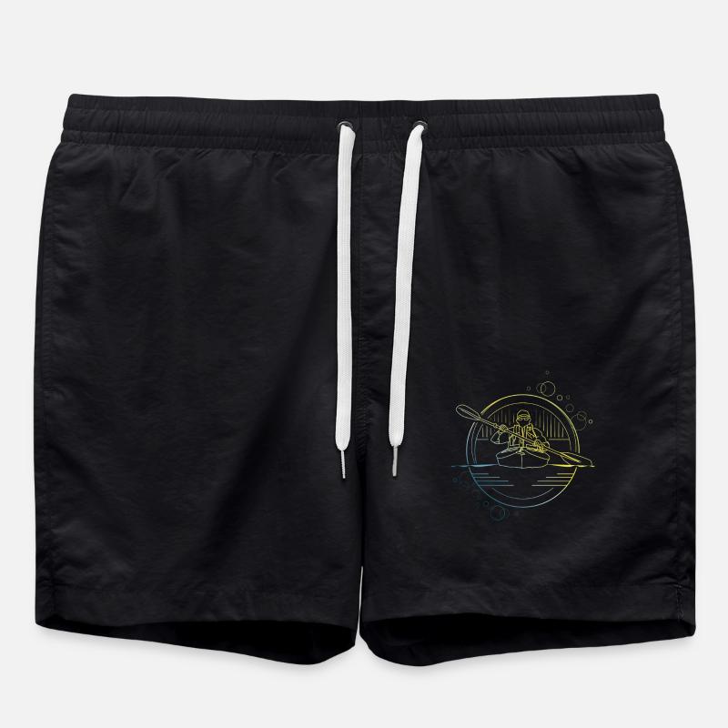 canoeing - Swim Trunks - black