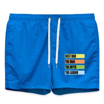 Meilleur papa Proverbes - Short de bain - cobalt blue - Devant