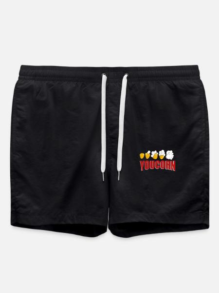 Popcorn disant - Short de bain - noir