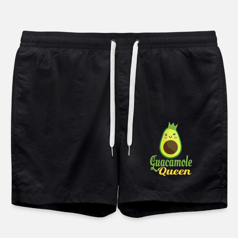 Guacamole Queen - Swim Trunks - black