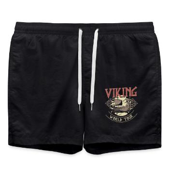 Viking World Tour Viking design for one - Swim Trunks - black - Front - AI Model Male 185 light (185cm)