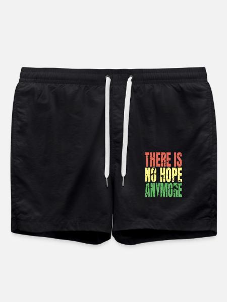 There is no Hope - Swim Trunks - black