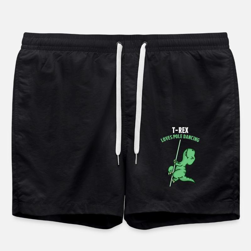 Pole dance dancing - Swim Trunks - black