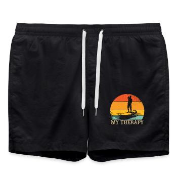 Stand Up Paddle Therapy SUP - Swim Trunks - black - Front - AI Model Male 185 light (185cm)