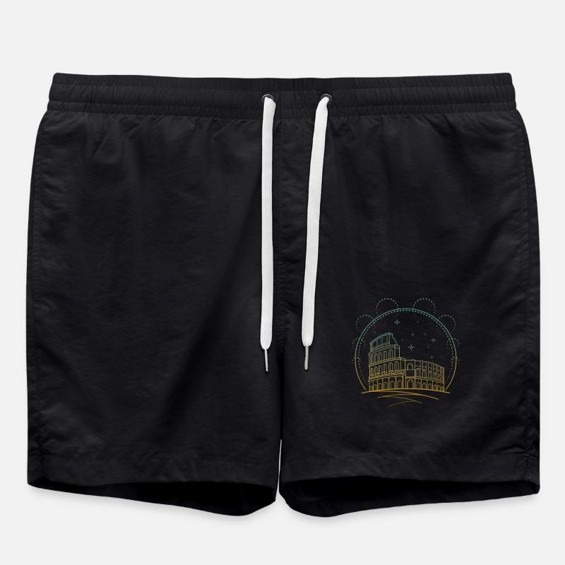 Rom - Badeshorts - Schwarz