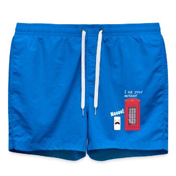 Phone booth smartphone i am your mother! Nooooo! - Swim Trunks - cobalt blue - Front