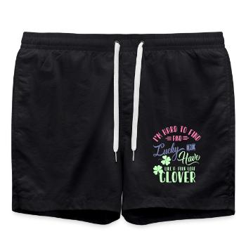 Redheads, redheads Irish women, Irish - Swim Trunks - black - Front - AI Model Male 185 light (185cm)