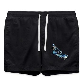 Canoe splash - Swim Trunks - black - Front - AI Model Male 185 light (185cm)