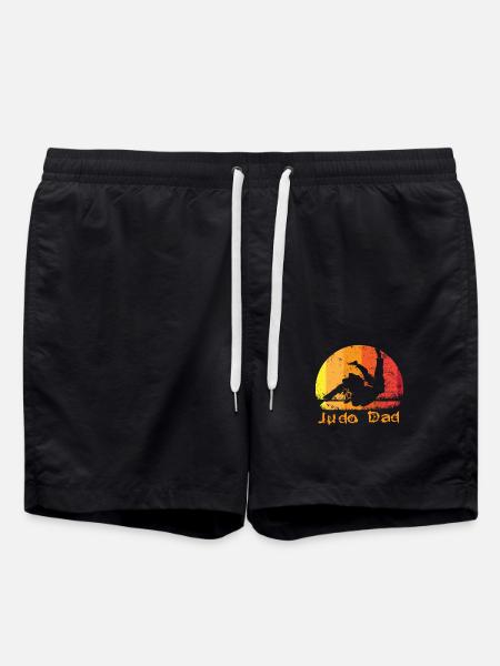 Judo dad - Swim Trunks - black