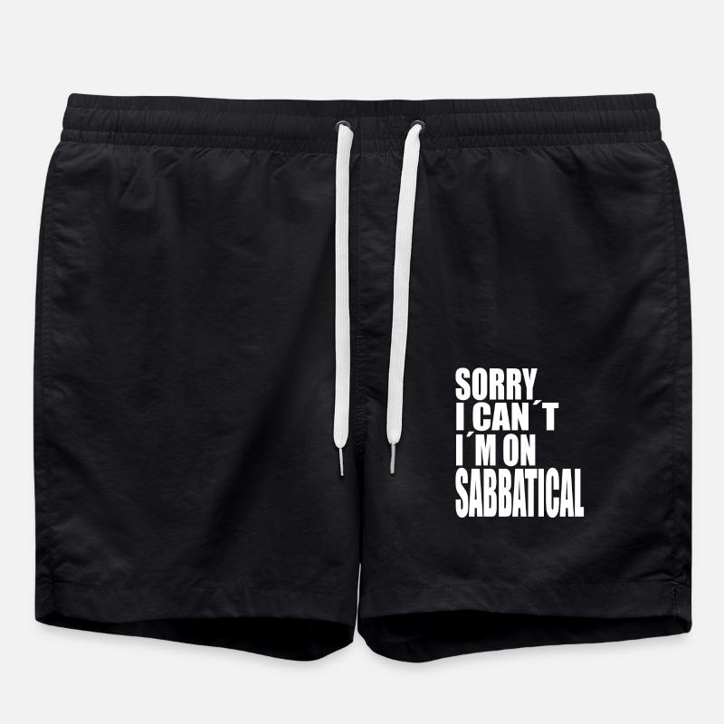 Jobless jokes funny quotes - Swim Trunks - black