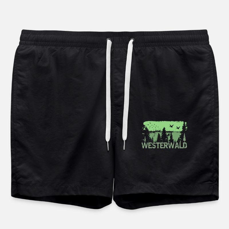 Westerwald - Swim Trunks - black