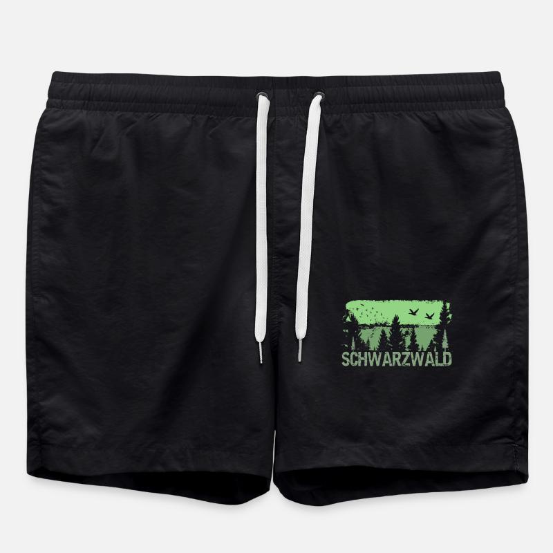 Black Forest - Swim Trunks - black
