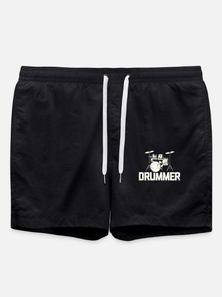 Batterie batteur cadeau batteur batteur - Short de bain - noir