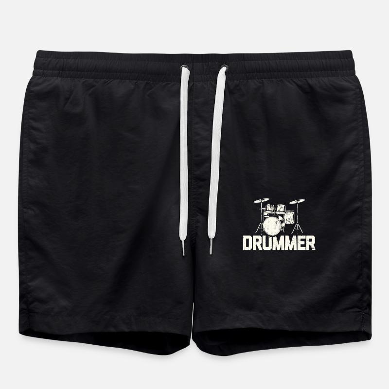 Batterie batteur cadeau batteur batteur - Short de bain - noir