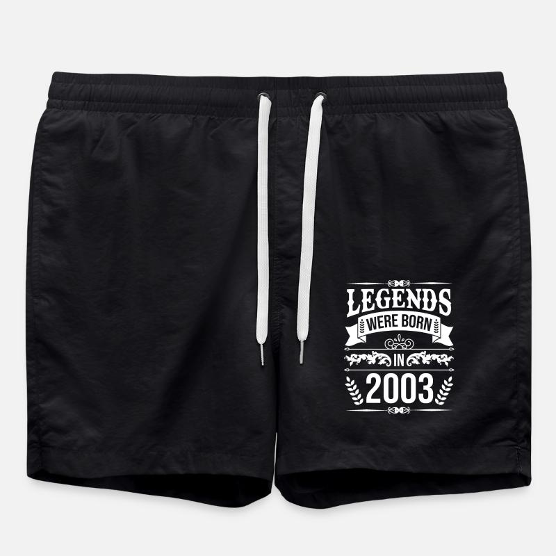 19th birthday 2003 - Swim Trunks - black