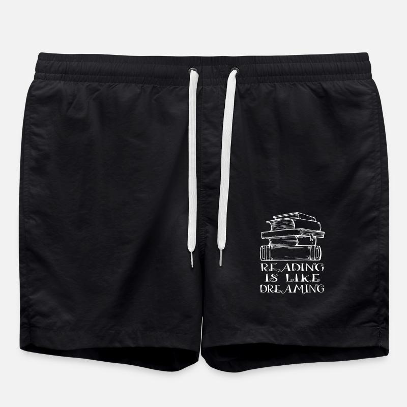 Lire les rêves - Short de bain - noir