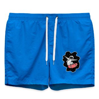 Skateboarder spatial astronaute - Short de bain - cobalt blue - Devant