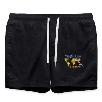 Voyage - Short de bain - noir - Devant - AI Model Male 185 light (185cm)