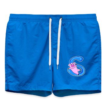 Cochon lettre S - Short de bain - cobalt blue - Devant