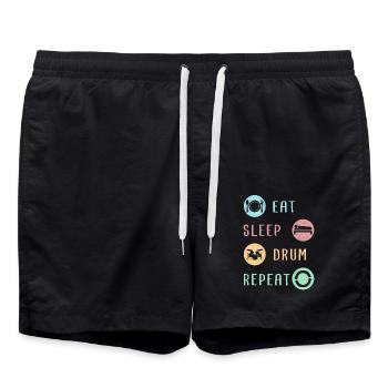 Batteur batteur batteur cadeau batteur - Short de bain - noir - Devant - AI Model Male 185 light (185cm)