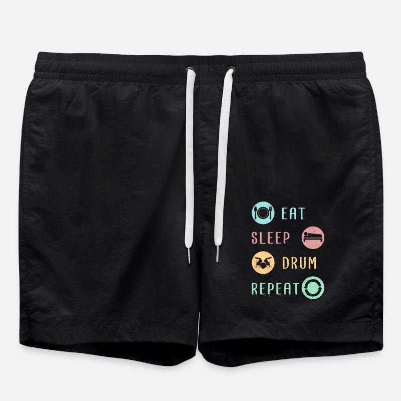 Batteur batteur batteur cadeau batteur - Short de bain - noir
