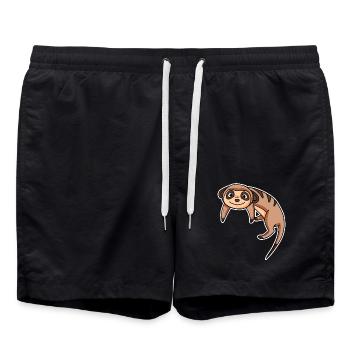 Suricate - Short de bain - noir - Devant - AI Model Male 185 light (185cm)
