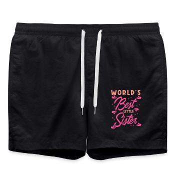 La meilleure soeur du monde - Short de bain - noir - Devant - AI Model Male 185 light (185cm)