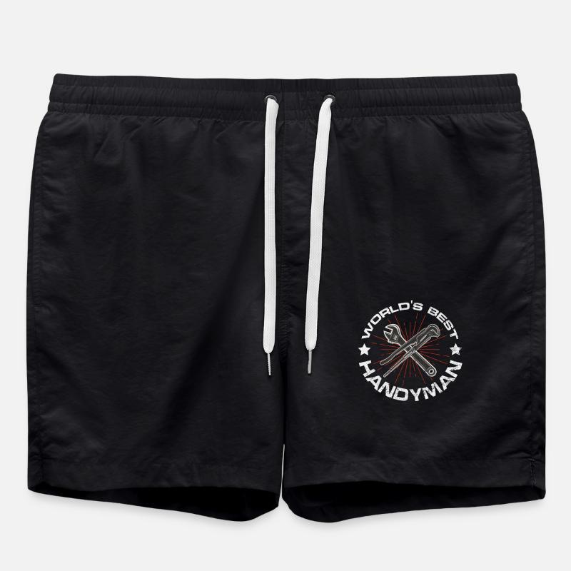 handyman - Swim Trunks - black