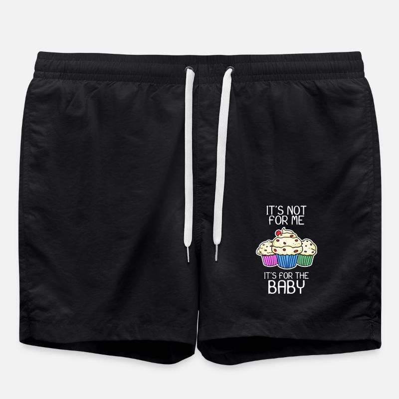 Pregnant - Swim Trunks - black