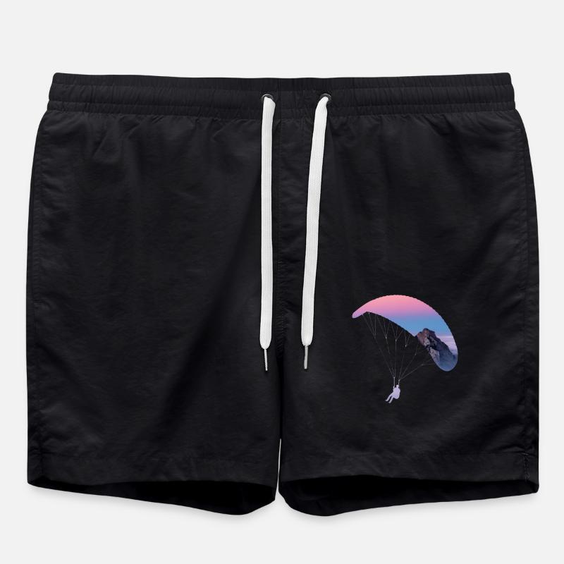 Paragliding - Swim Trunks - black