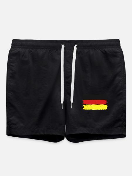Germany Flag - Swim Trunks - black