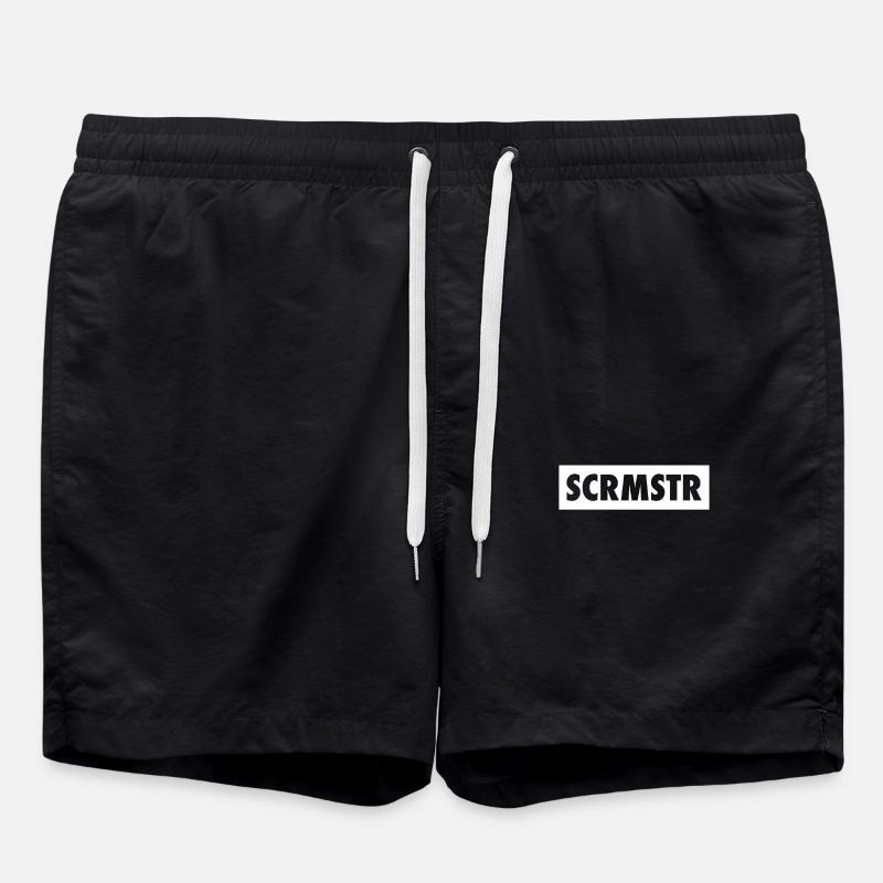 SCRMSTR - Scrum Master - Swim Trunks - black