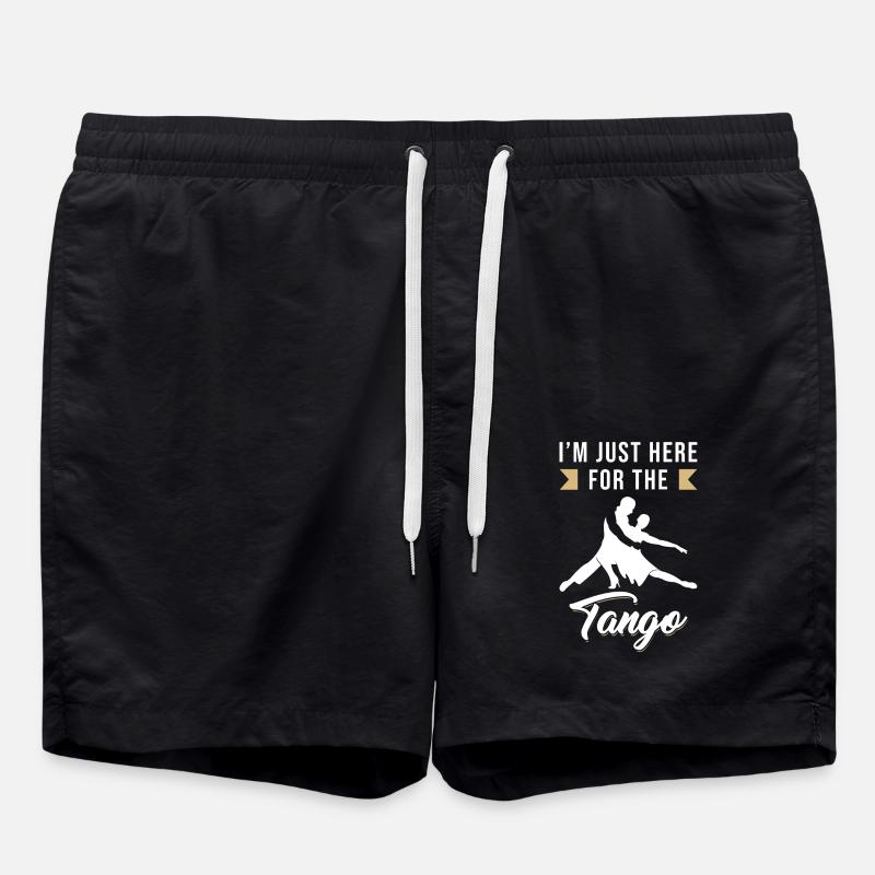 Tango saying funny - Swim Trunks - black