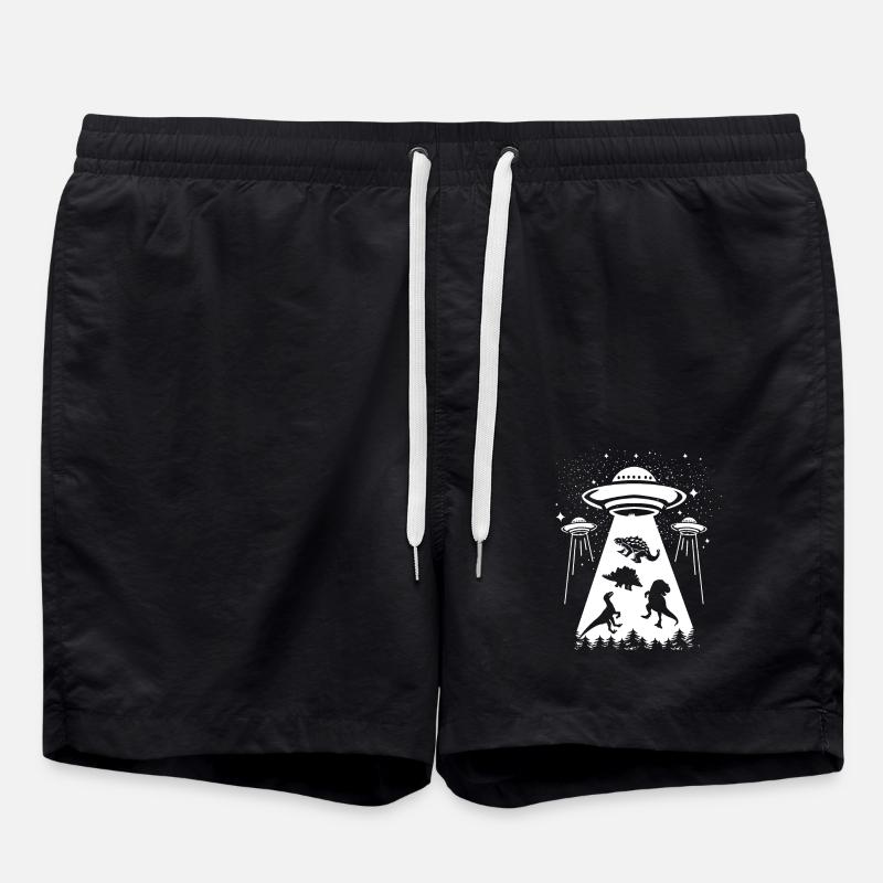 dino - Swim Trunks - black