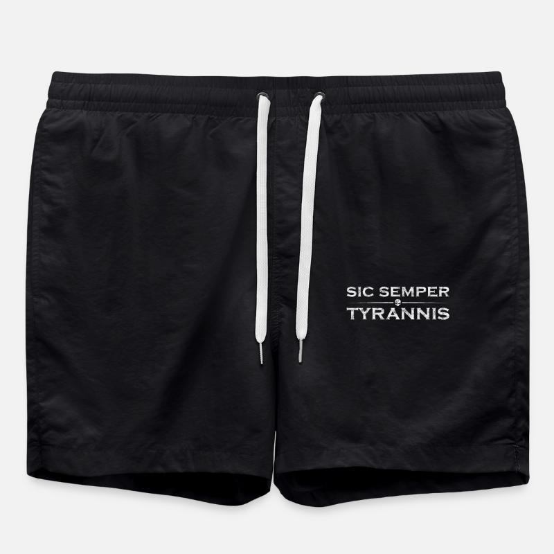 Sic Semper Tyrannis - Swim Trunks - black