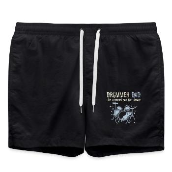 Percussion papa - Short de bain - noir - Devant - AI Model Male 185 light (185cm)