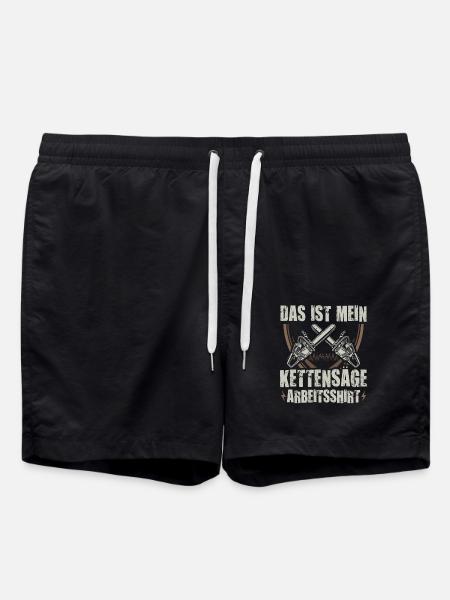 Chainsaw Chainsaw Saws Chainsaws Gift - Swim Trunks - black