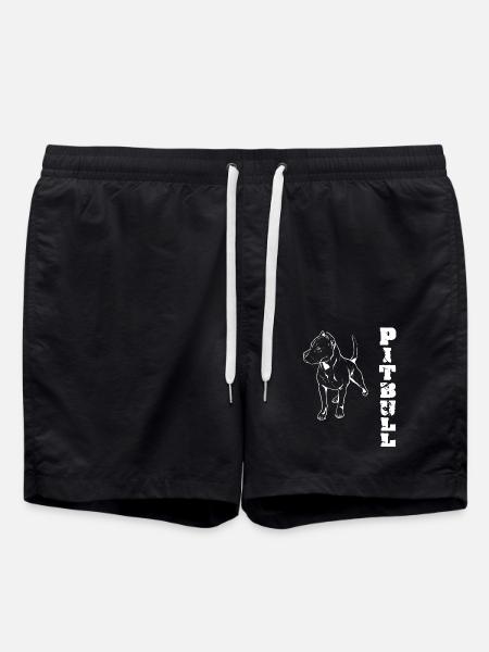 Pitbull - Swim Trunks - black