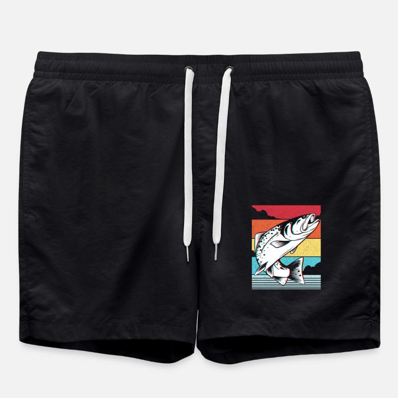 Poissons Carpes de brochet - Short de bain - noir
