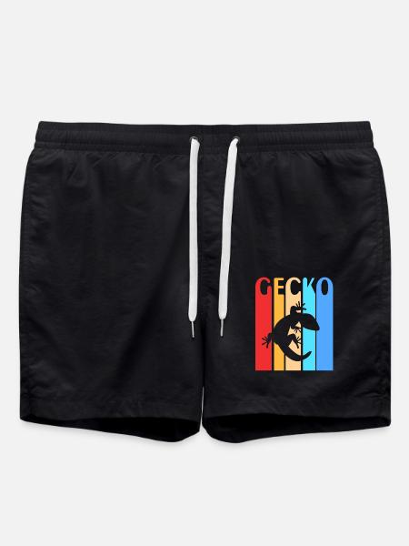 gecko - Swim Trunks - black