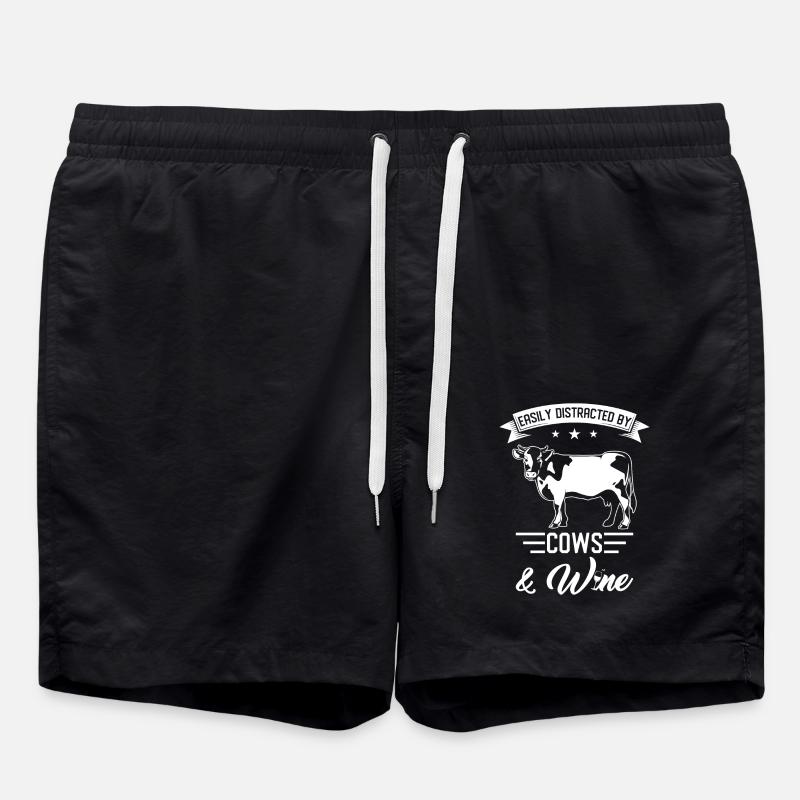 Vaches Rengaine - Short de bain - noir